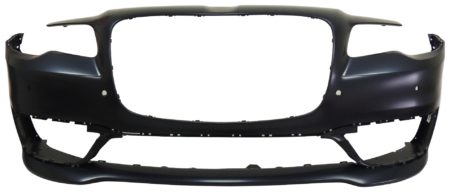 Front bumper cover S; w/Appearance Pkg; w/Parking Sensors; Type 1; 6 Sensor Holes; prime - CHRYSLER 300 2017-2022