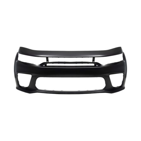 Front bumper cover w/Hood Scoop; w/Wide Body Option; prime - DODGE CHARGER 2020-2022