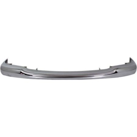 Front bumper face bar w/2-piece bumper; includes inner & outer brackets; bright - DODGE DAKOTA 1997-2004