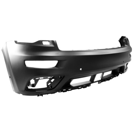 Front bumper cover upper SUMMIT; w/Headlamp Washers; w/o Adv Park Assist Sys; w/Park Assist; prime - JEEP GRAND CHEROKEE 2017-2021