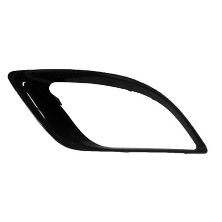 Left Front bumper insert Fog Lamp Bezel; Code MBA; Black - DODGE DURANGO 2014-2020