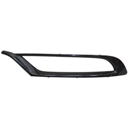 Left Front bumper insert w/o SRT-8; Fog Lamp Bezel Cover; Black - CHRYSLER 300 2015-2022