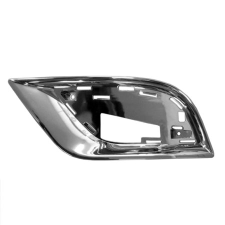 Left Front bumper insert SUMMIT; Outer Grille Bezel; Chrome - JEEP GRAND CHEROKEE 2017-2021