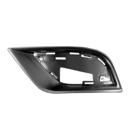 Left Front bumper insert SUMMIT; Outer Grille Bezel; Satin Chrome - JEEP GRAND CHEROKEE 2017-2021