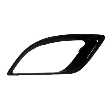 Right Front bumper insert Fog Lamp Bezel; Code MBA; Black - DODGE DURANGO 2014-2020