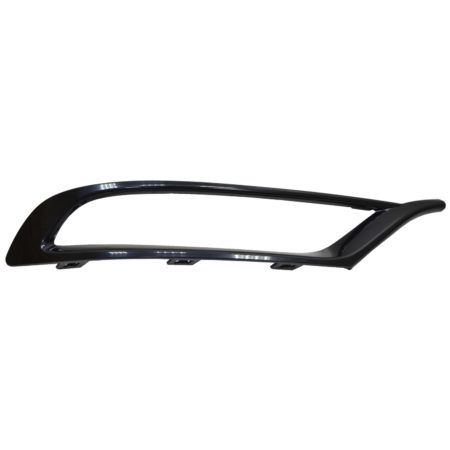 Right Front bumper insert w/o SRT-8; Fog Lamp Bezel Cover; Black - CHRYSLER 300 2015-2022