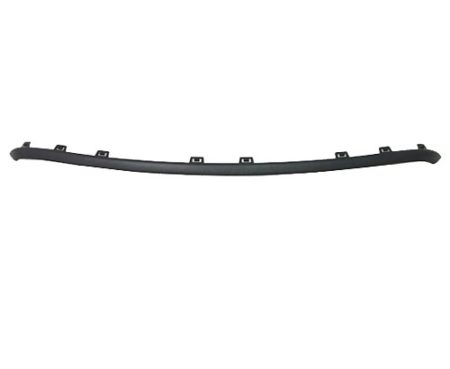 Front bumper molding Type 2; Grille Molding; Upper; Black - CHRYSLER 200 2015-2017