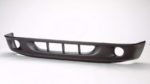 Rear bumper cover base model; prime; requires new step pad - DODGE DURANGO 1998-2003