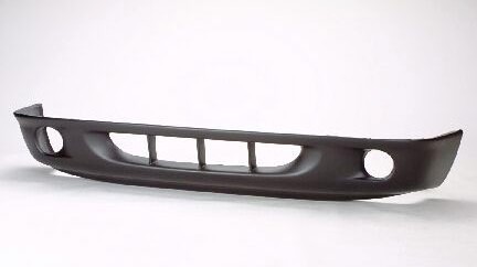Rear bumper cover base model; prime; requires new step pad - DODGE DURANGO 1998-2003