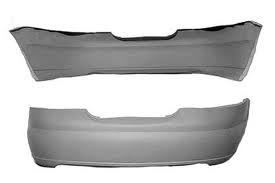 Rear bumper cover convertible; prime - CHRYSLER SEBRING 2001-2006