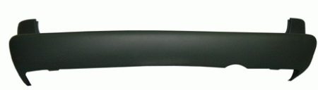 Rear bumper cover w/short wheelbase; textured finish; dark gray - PLYMOUTH VOYAGER 1996-2000