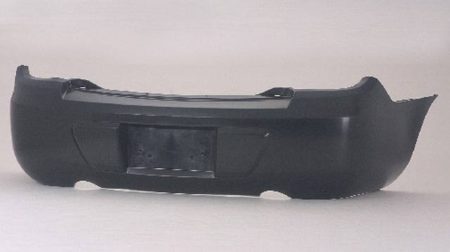 Rear bumper cover w/bright dual exhaust tip; w/o ground effects; R/T only - DODGE NEON 2003-2005