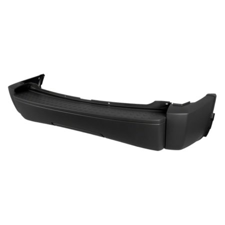 Rear bumper cover w/o Trailer Hitch; Black - DODGE NITRO 2007-2009