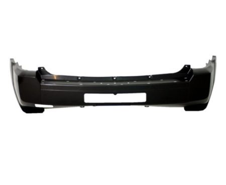 Rear bumper cover w/Chrome; w/Tow Hook; prime - JEEP PATRIOT 2007-2010