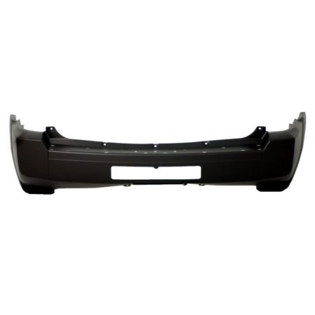 Rear bumper cover w/Chrome; w/o Tow Hook; prime - JEEP PATRIOT 2007-2010
