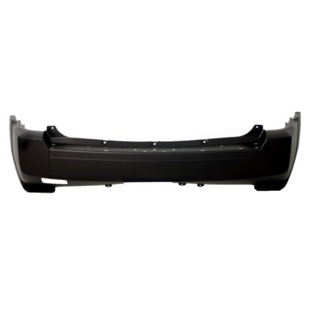 Rear bumper cover w/o bright; w/tow hooks; prime - JEEP PATRIOT 2007-2010