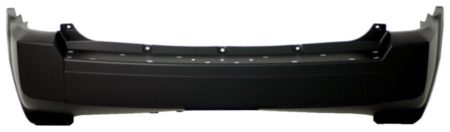 Rear bumper cover w/o bright; w/o tow hooks; prime - JEEP PATRIOT 2007-2010