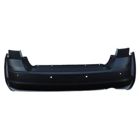Rear bumper cover w/o Fascia; 1 Pcs; w/Parking Sensor; Single Exhaust; prime - DODGE JOURNEY 2011-2020
