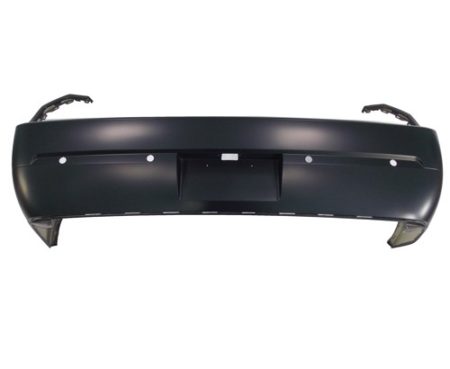 Rear bumper cover w/Parking Sensors; prime - DODGE CHALLENGER 2012-2014