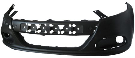 Rear bumper cover w/Parking Sensors; prime - DODGE DART 2013-2016