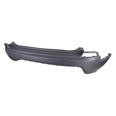 Rear bumper cover Exc TRAILHAWK; w/o Advanced Park Assist; w/o Park Assist; Textured Black - JEEP CHEROKEE 2019-2022