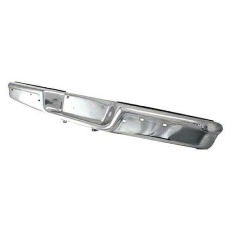 Rear bumper assembly bright; w/gray pad; includes step pads & brackets - DODGE DAKOTA 1997-2004
