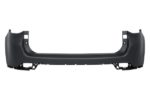 Rear bumper cover upper NEW; w/o Park Assist Sensors; w/o Blind Spot Sensor; prime - JEEP COMPASS 2017-2021