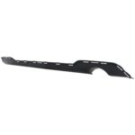 Rear bumper valance panel Single Exhaust; Matte Dark Gray - DODGE AVENGER 2011-2014