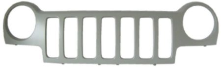 Grille assy w/o inserts; grille frame; prime - JEEP LIBERTY 2002-2004