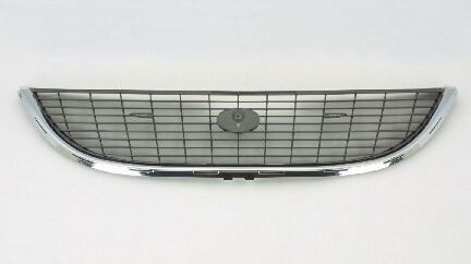 Grille assy matte dark gray; w/bright nolding - CHRYSLER TOWN & COUNTRY 2001-2004