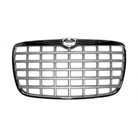 Grille Assy W/2.7L Or 3.5L Engine; Chrome Outer & Silver Inner - CHRYSLER 300 2005-2009