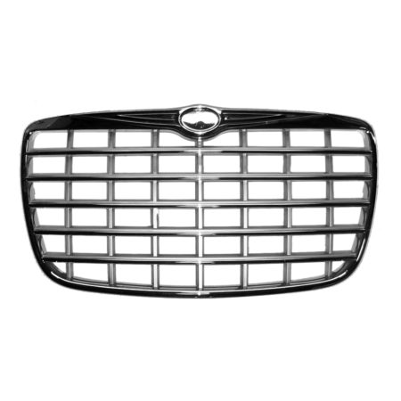 Grille assy w/5.7L or 6.1L engine; chrome outer & silver/chrome inner - CHRYSLER 300 2005-2010
