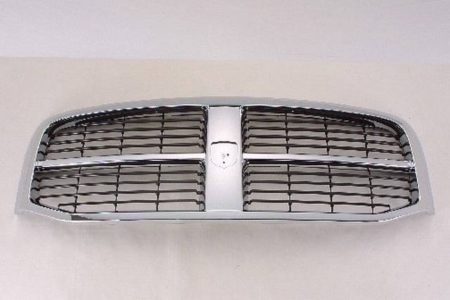 Grille assy R2500; Chrome/Black - DODGE RAM 2500 2006-2009