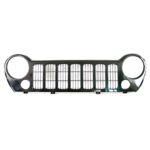 Grille assy black; code X8; w/fog lamps; w/sport model - JEEP LIBERTY 2005-2007