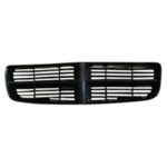 Grille assy SRT8; Code XR; Louvered; Matte Black - DODGE CHARGER 2006-2010