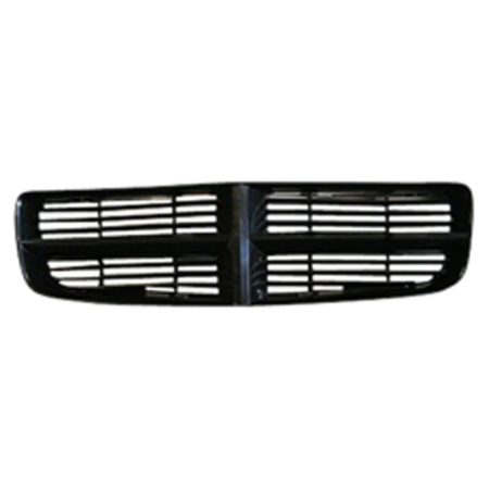 Grille assy SRT8; Code XR; Louvered; Matte Black - DODGE CHARGER 2006-2010