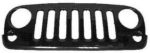Grille assy Matte Black; PTM - JEEP WRANGLER 2007-2017