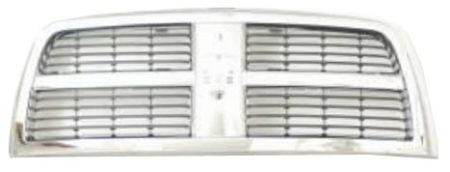 Grille assy Code MFD; Chrome/Black - DODGE RAM 2500 2010-2010