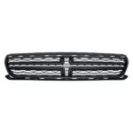 Grille assy w/o Hood Scoop; Flat Black - DODGE CHARGER 2015-2022