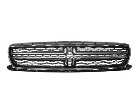 Grille assy w/o Hood Scoop; w/Chrome; Gloss Black - DODGE CHARGER 2015-2022