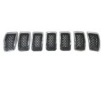 Grille assy LATITUDE|LATITUDE PLUS|LIMITED|OVERLAND|NORTH|SPORT; Chrome - JEEP CHEROKEE 2019-2022