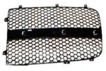 Grille filler grille panel; right side; may require additional parts; late design; black - DODGE RAM 3500 2002-2005