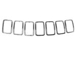 Grille molding LAREDO|SUMMIT; Trim Ring Kit; Chrome - JEEP GRAND CHEROKEE 2017-2021