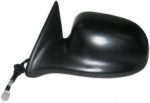 Left Mirror outside rear view power remote; non-folding; black - DODGE DURANGO 1998-2000