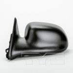 Left Mirror outside rear view power remote; non-heated; non-folding; 5X7 - DODGE DURANGO 2001-2003