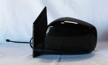 Left Mirror outside rear view Power; Heated; Black; Code X8; PTM - CHRYSLER TOWN & COUNTRY 2008-2010