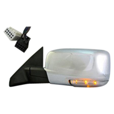 MIRROR LH ; CHR/PWR/HTD/SIGNAL/PUDDLE;  W/O TOW; RAM 1500 09-10/25-3500 2010;  PICKUP-RAM-15-2500 11-13