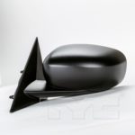 Left Mirror outside rear view Power; Heated; Non-Folding; Textured Black - CHRYSLER 300 2007-2010