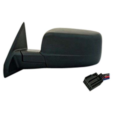 Left Mirror outside rear view Power; Heated; Black (Code GT6) - DODGE RAM 2500 2010-2010