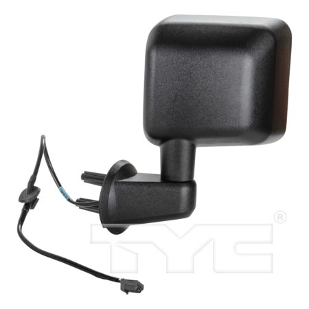 Left Mirror outside rear view Power; Heated; Textured - JEEP WRANGLER 2011-2013